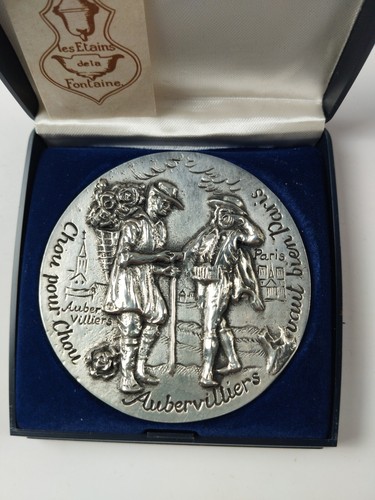 Médaille étain les - –,