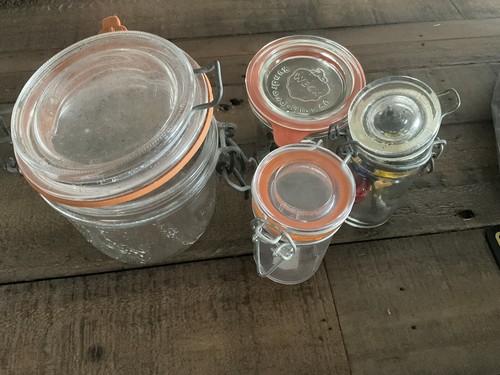 Lots pots verre pour - en,