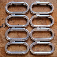 Black Diamond Oval Keylock Carabiner Set - 8 Pieces