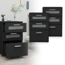 2x Table de nuit chevet avec 3