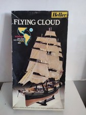 HELLER MODEL BOAT SAILBOAT FLYING CLOUD 1/200 COMPLETE VINTAGE