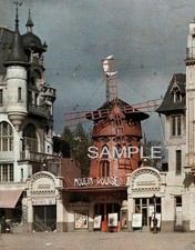 1914 Historic MOULIN ROUGE in Paris PHOTO (161-Q)