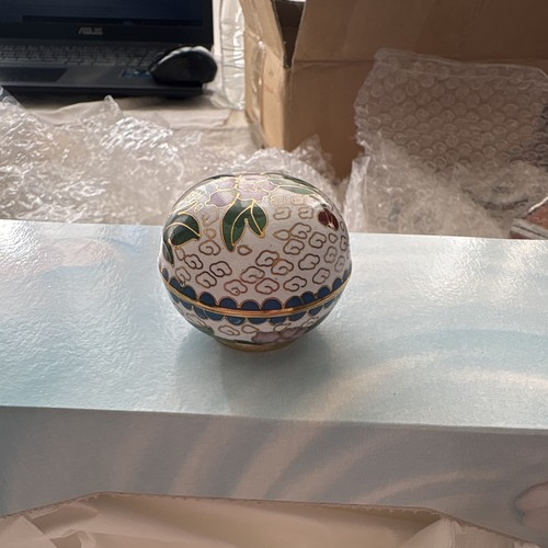 Boîte décorative ronde - , en