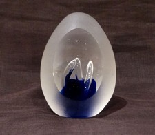 Presse papier sulfure ovoïde