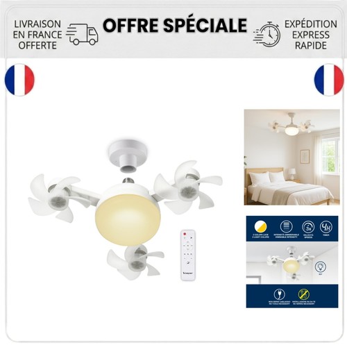 Ventilateur plafond led - ventilateur,