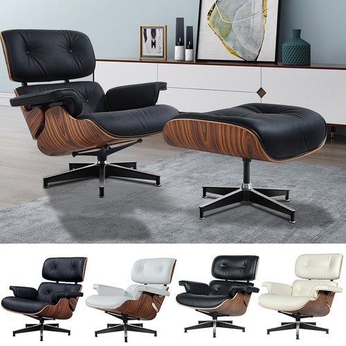 Mid century leather - leather, lounge