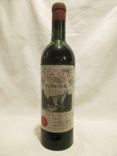 Pomerol clos rené rouge 1934 - ,