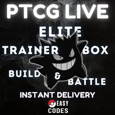 Elite Trainer Box Build & Battle Codes Online Pokemon TCG Live Instant delivery