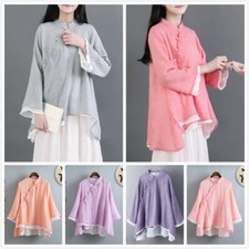 Femme Chinois Coton Lin