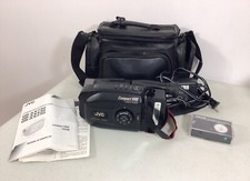 JVC Video Camcorder Camescope + Bag + Cables + Battery Working