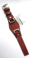 Fossil Original Rechange Bracelet en Cuir JR1157 de Montre Braun Avec Fond 24 MM