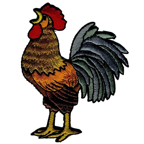 Patch ecusson coq coloré - ecusson,