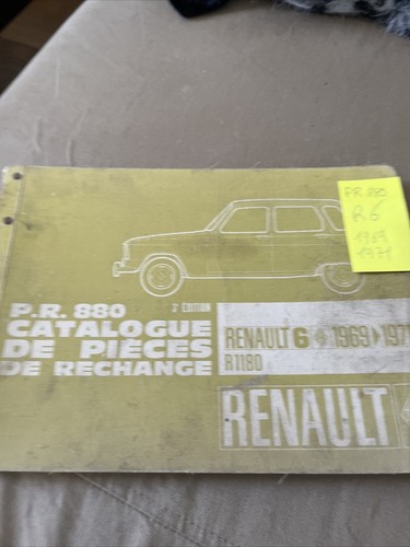 Renault catalogue pieces - 6,