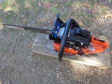 Vintage DOLMAR  PS540 chainsaw 18 inch bar n scabbard  54cc 3.2 hp. working cond