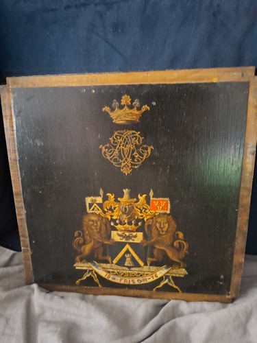 Rare panneau heraldique blason - panneau,