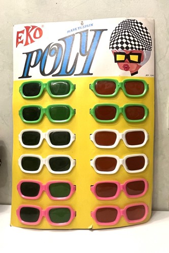 Présentoir jouet poly 12 - 70's,