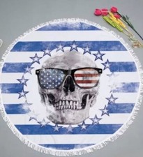 American Flag Blue Stripes