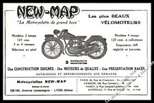 Motorcycle Advertising NEW-MAP Motorcycle Vintage Ad Advertising 1950