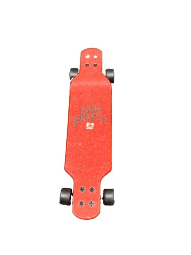 Longboard red fingerboard by - longboard, fingerboard-