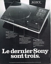 1976 SONY ADVERTISEMENT Platinum Amplifier