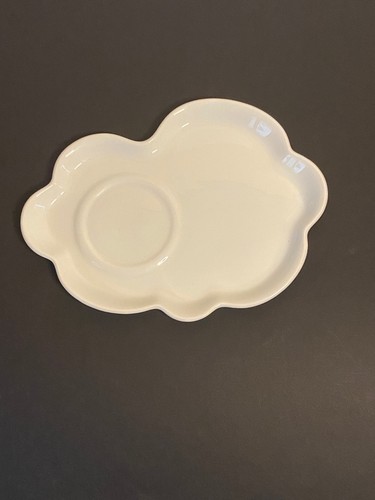 Assiette forme nuage - , en
