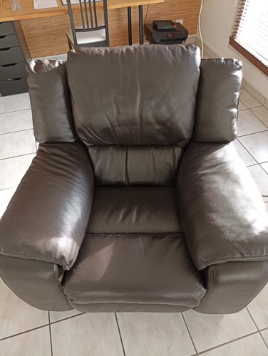 Fauteuil relax cuir electrique - cuir,