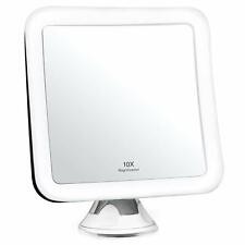 Miroir Maquillage Grossissant x 10 – Lumière du jour LED Miroir