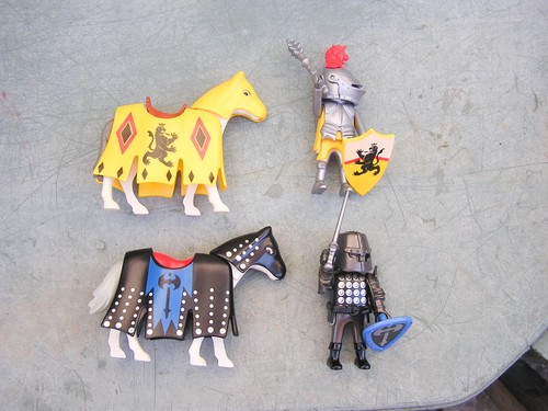 Playmobil chevaliers à - :, 2