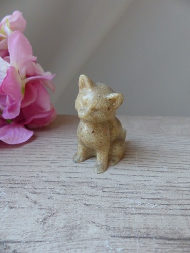 Figurine chat pierre - figurine,