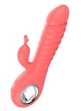 Vibromasseur rabbit rotatif 7 vibrations USB - TOZ-025B