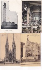 Lot de 4 cartes postales