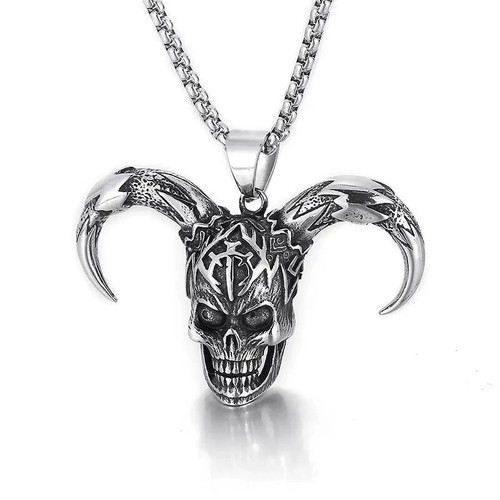 Collier démon diable cornes