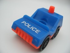 Vintage fisher price little Family play people voiture car Police