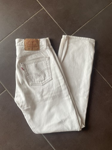 Jean levi 501 blanc made - 501, in