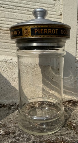 Ancien bocal verre - , épicerie