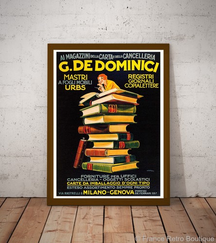 Affiche publicitaire vintage