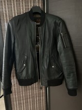 Schott Cuir Bomber Taille L