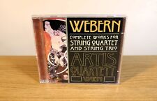 Webern Complete Works For String Quartet & Trio Artis Quartett Wien CD LIKE NEW