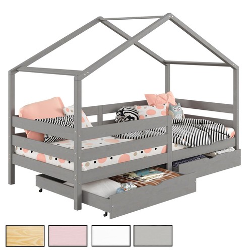 Lit cabane 90x200 - cm, 2