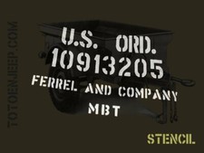 POCHOIR STENCIL MARQUAGE BACHE