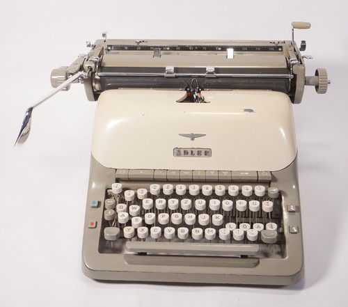 True vintage adler machine - true,