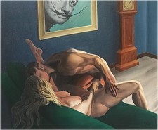 tableau huile sur toile signé