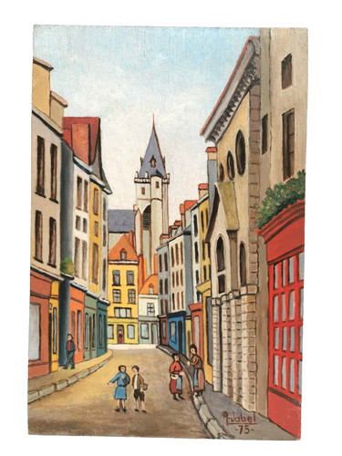 Tableau art naif peinture - art, ,