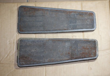 GENUINE BMW E30 TOURING REAR SPEAKER COVERING GRAY SCHIEFER LEFT & RIGHT 2PC OEM