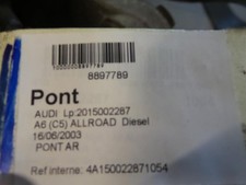 Pont (propulsion) AUDI A6 2 ALLROAD PHASE 2 BREAK FCE130203