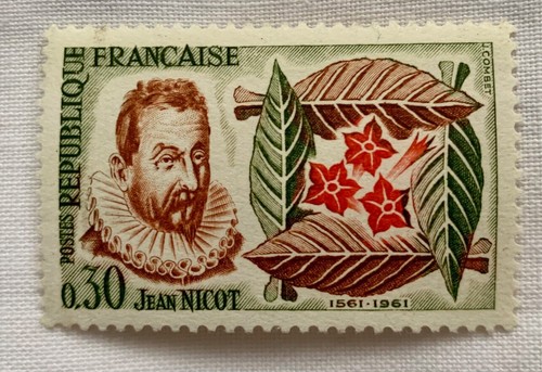 Timbre france jean nicot - timbre,