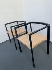 Chair No.9 Comme des Garcons'( Rei Kawakubo,1981) in zinc & black by Pallucco 