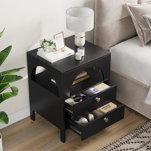 Table chevet moderne avec 2 - table,