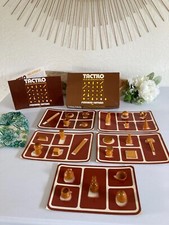 1024⚜️Old Board Game Tactilo Touch Recognition Wood Nathan Complete