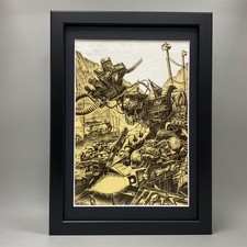 Orks Gorkamorka Art Encadré. Nob Boss, Gorkamorka, Middlehammer, Warhammer 40K